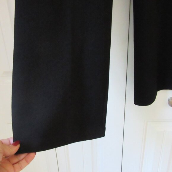 Vintage St John Evening Black Knit Pant Suit w Sequins & Fancy Buttons Sz 8 & 10 - Picture 8 of 11